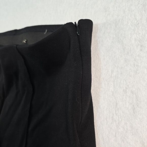 Chico's So Slimming Juliet Pants Straight Leg Black Ponte Size 2 -12 Side Zip - Picture 4 of 9